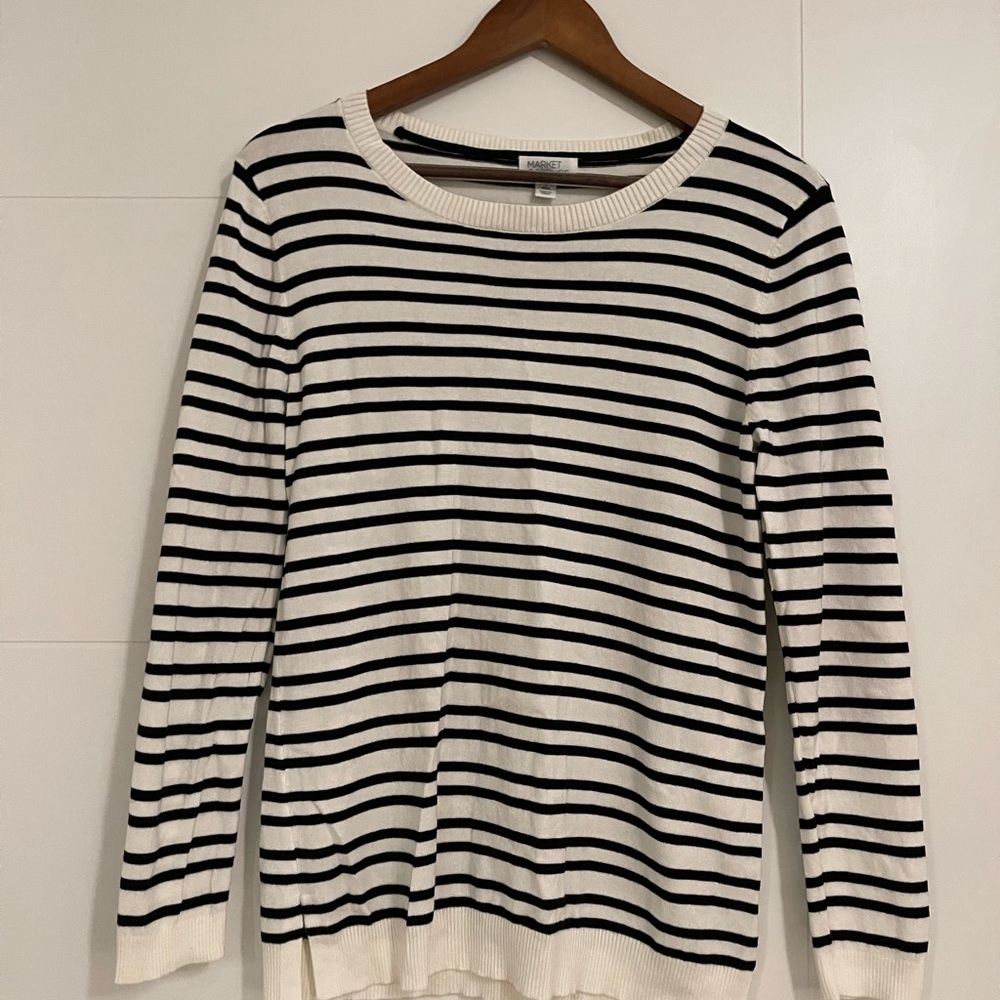 Market & Spruce Aubree Elbow Patch Sweater